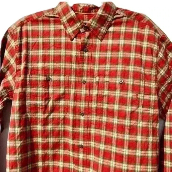 Orvis Men's Flat Creek Tech Flannel Color Sedona Sz. M NWOT - Picture 7 of 7